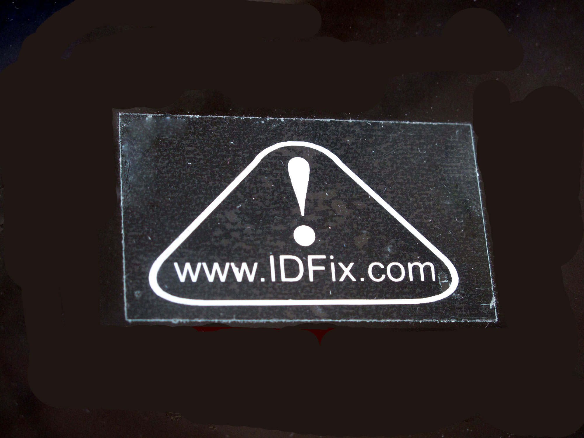 Warning stickers